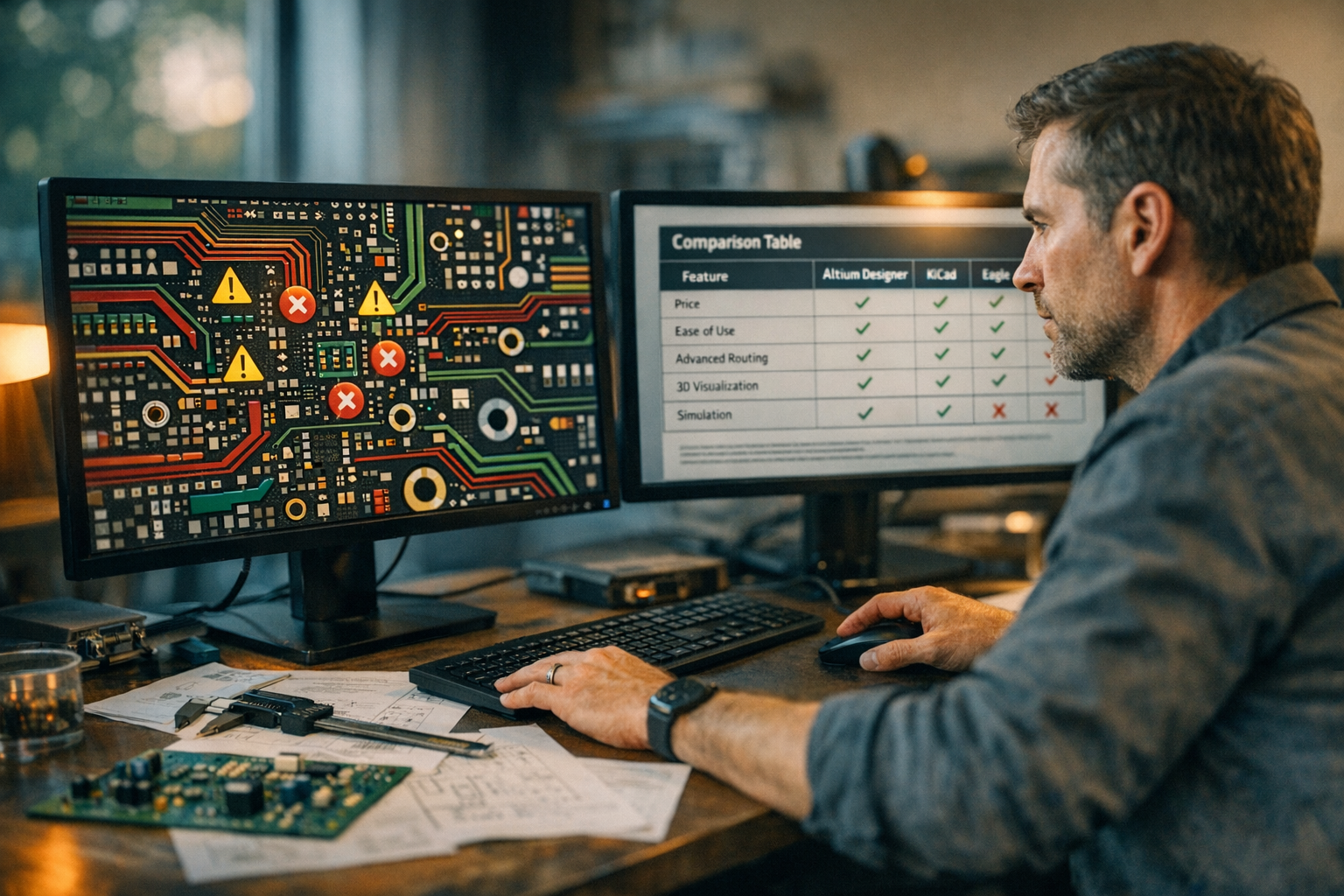 PCB design tools selectie