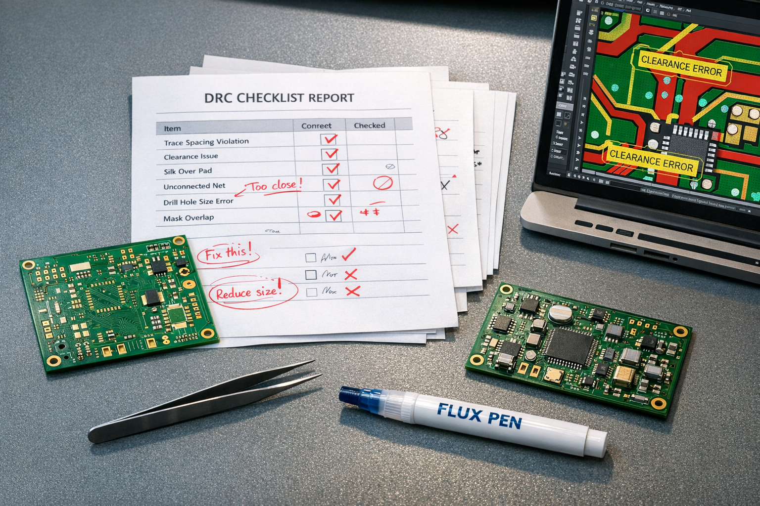 DRC ontwerpregels interface