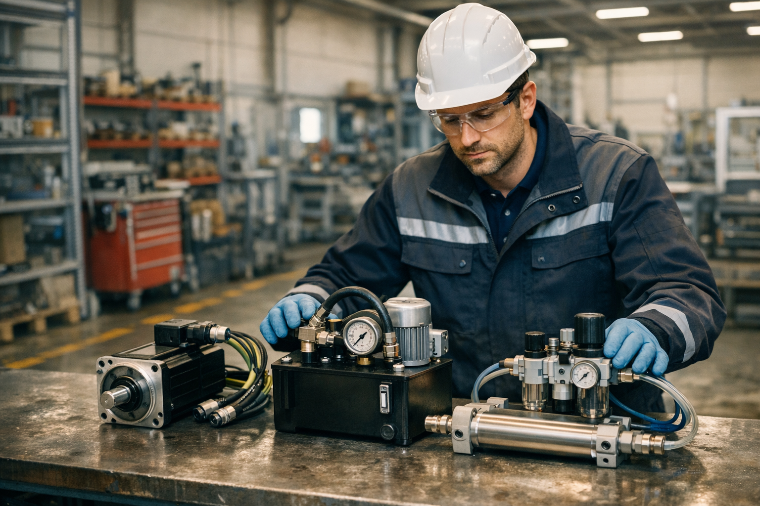 Verschillende aandrijftechnieken voor industriële machines
