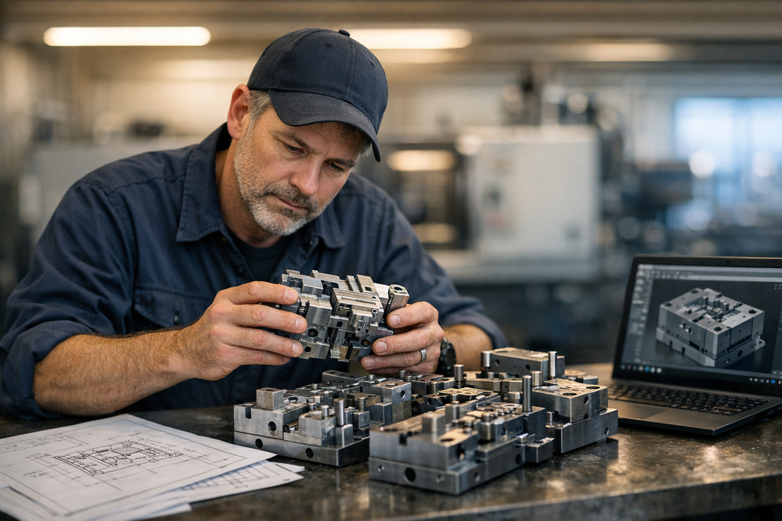 Kunststof spuitgieten proces