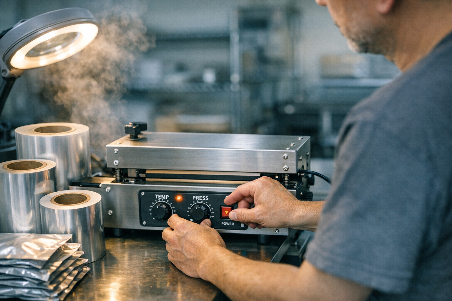Sealmachine voor verschillende verpakkingstypes