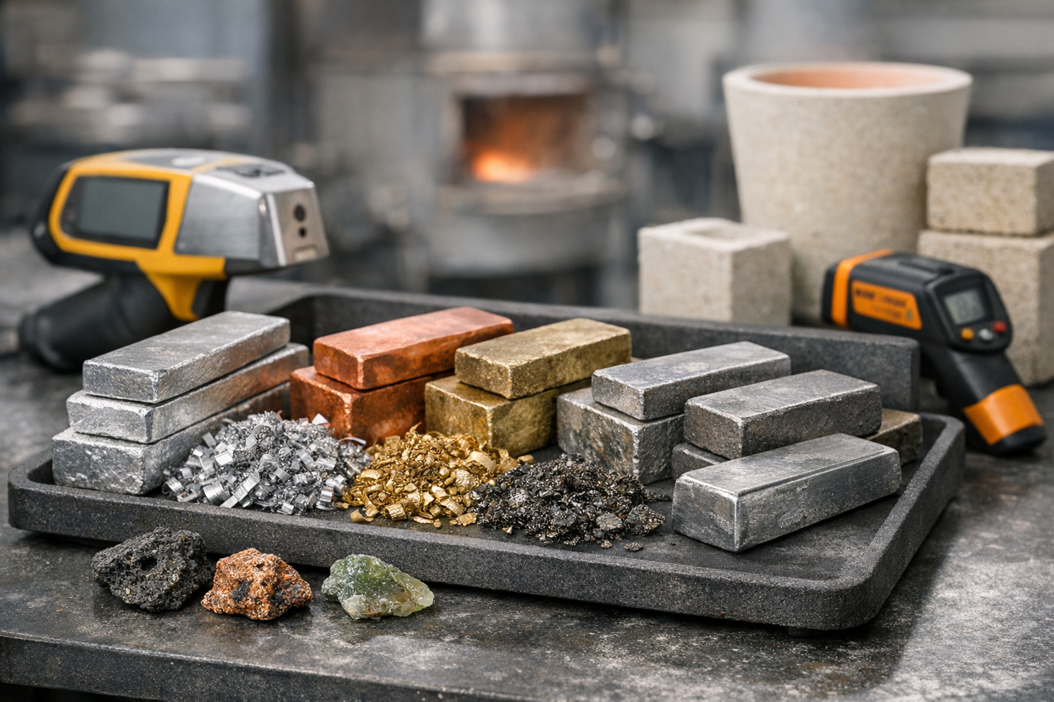 Metal alloys suitable for induction melting