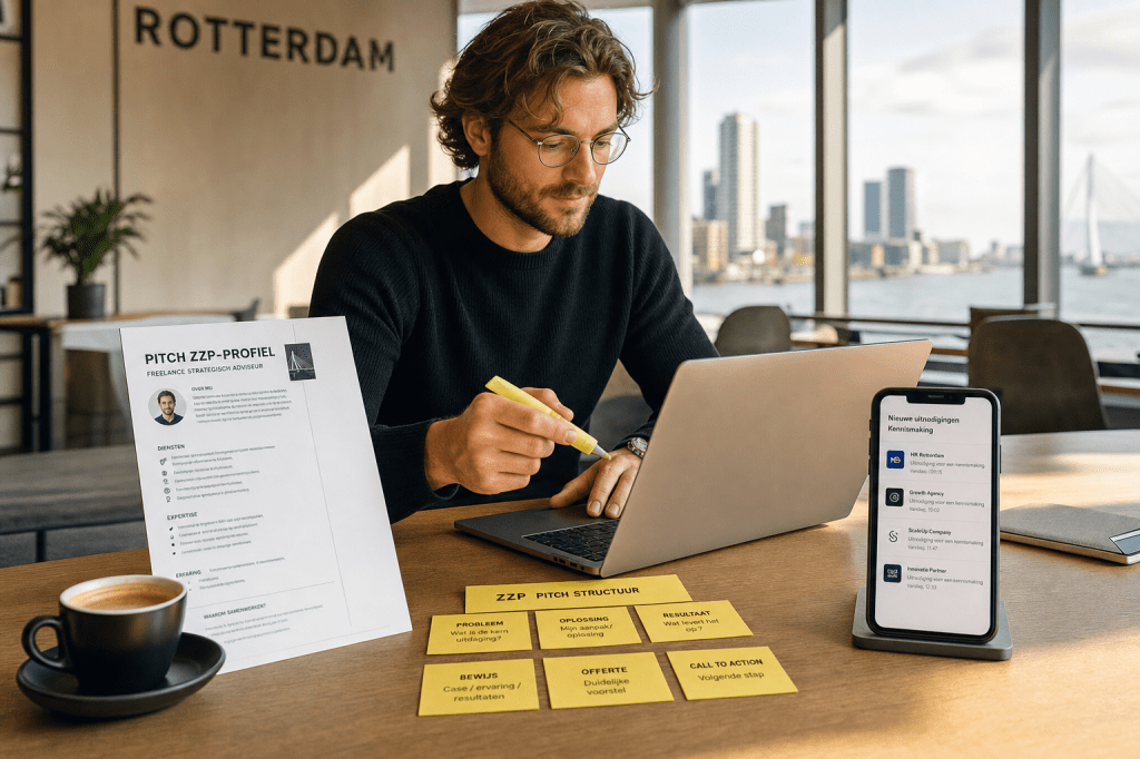 Hoe stel je een overtuigend zzp-profiel en pitch op waarmee je vaker wordt uitgenodigd voor zzp&nbsp;opdrachten?